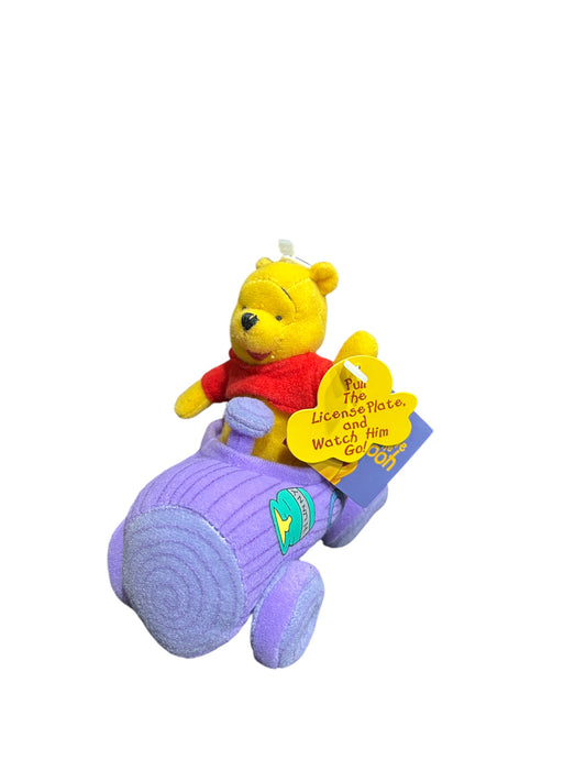 Disney Store - Exclusive - Winnie the Pooh Applause Plush Wiggler Toy - With Tag - Vintage - 5"