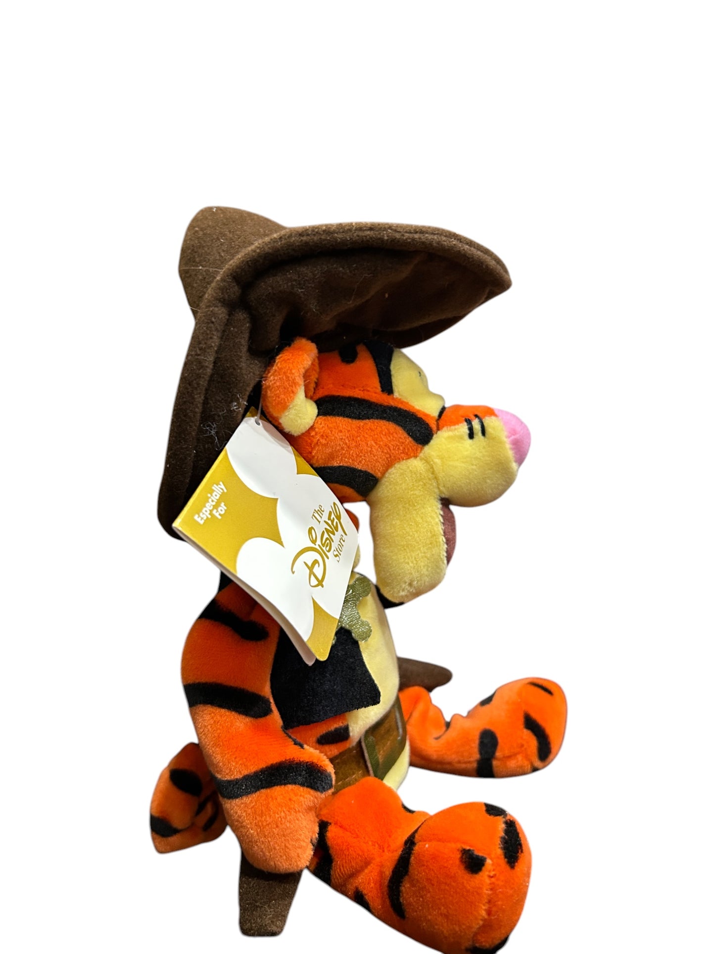 Disney Store - Exclusive Winnie the Pooh - Tigger Cowboy - Mini Bean Bag - 9"