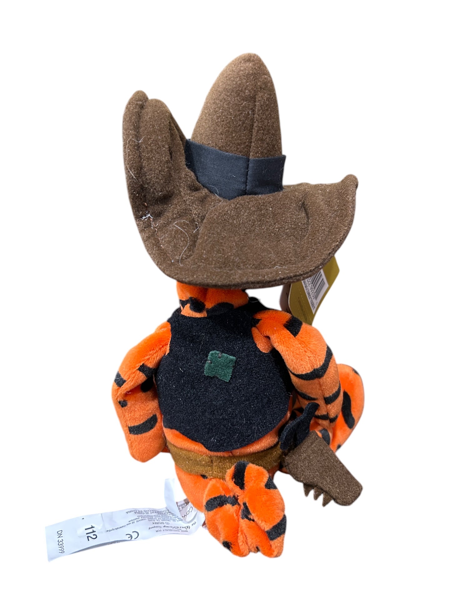 Disney Store - Exclusive Winnie the Pooh - Tigger Cowboy - Mini Bean Bag - 9"