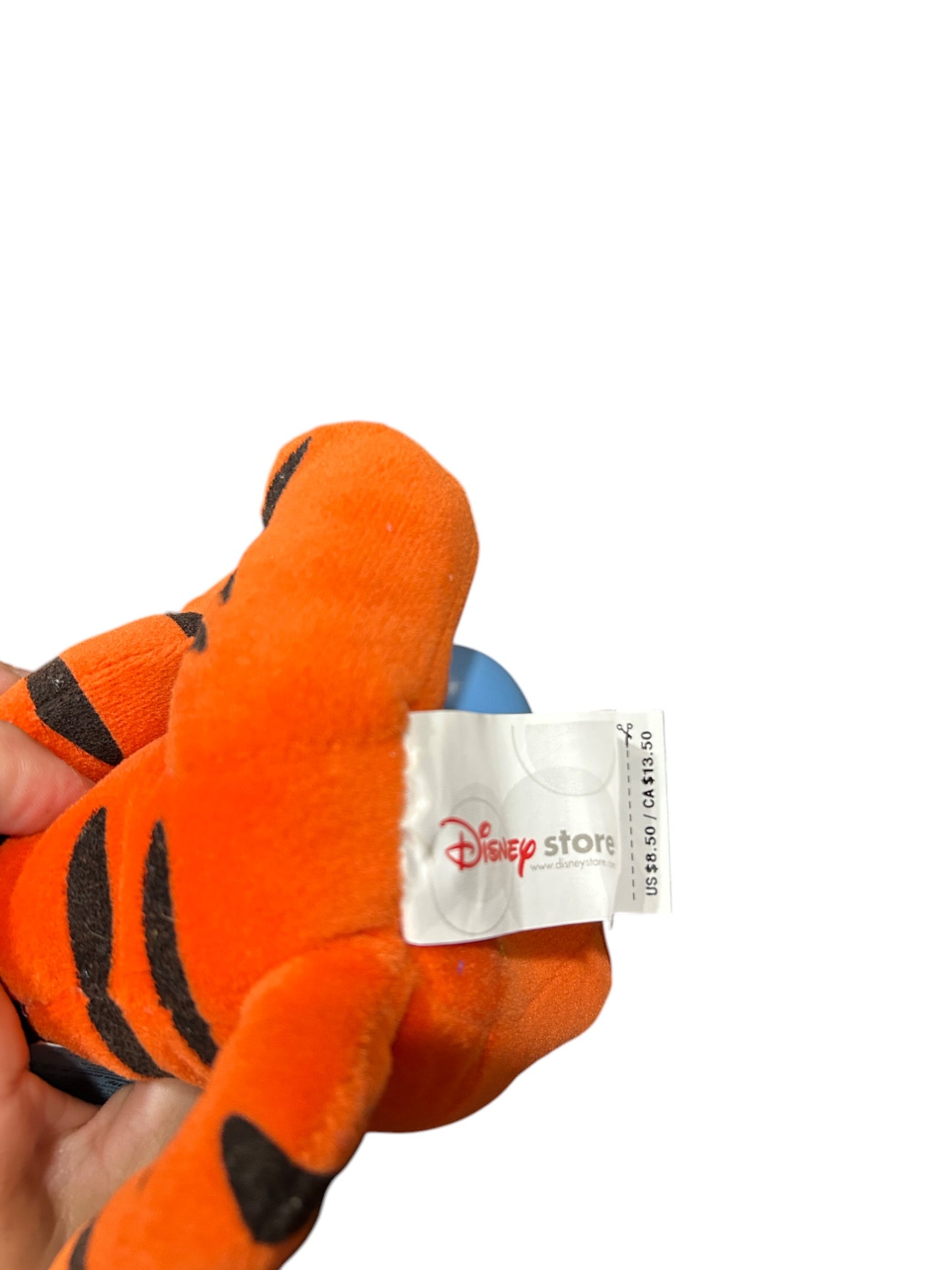 Disney Store - Winnie the Pooh - Tigger Easter Bunny Plush With Candy Basket Egg Y2K - Mini Bean Bag - 9"