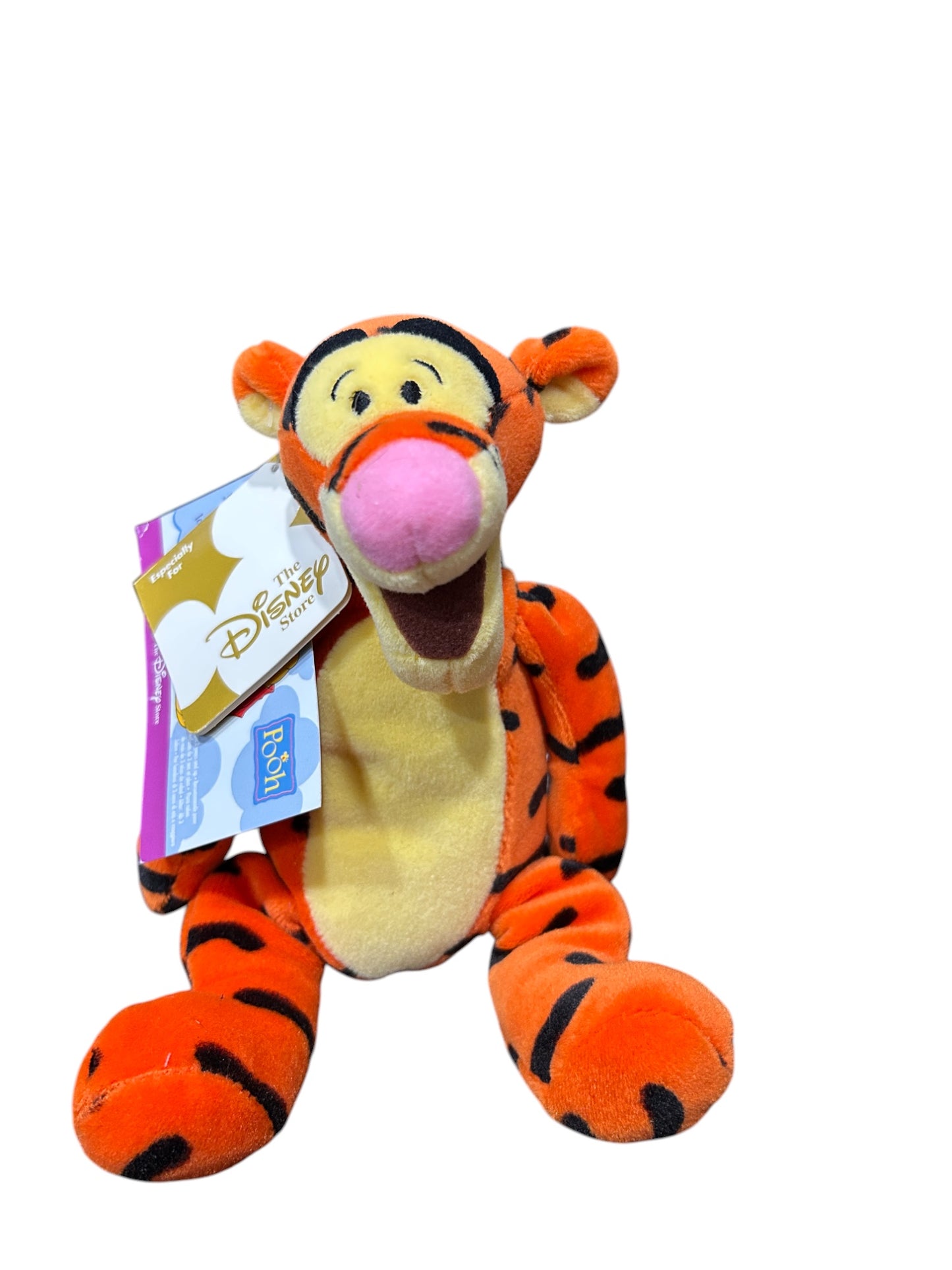 Disney Store - Winnie the Pooh - Tigger with Sound - Mini Bean Bag - 9"