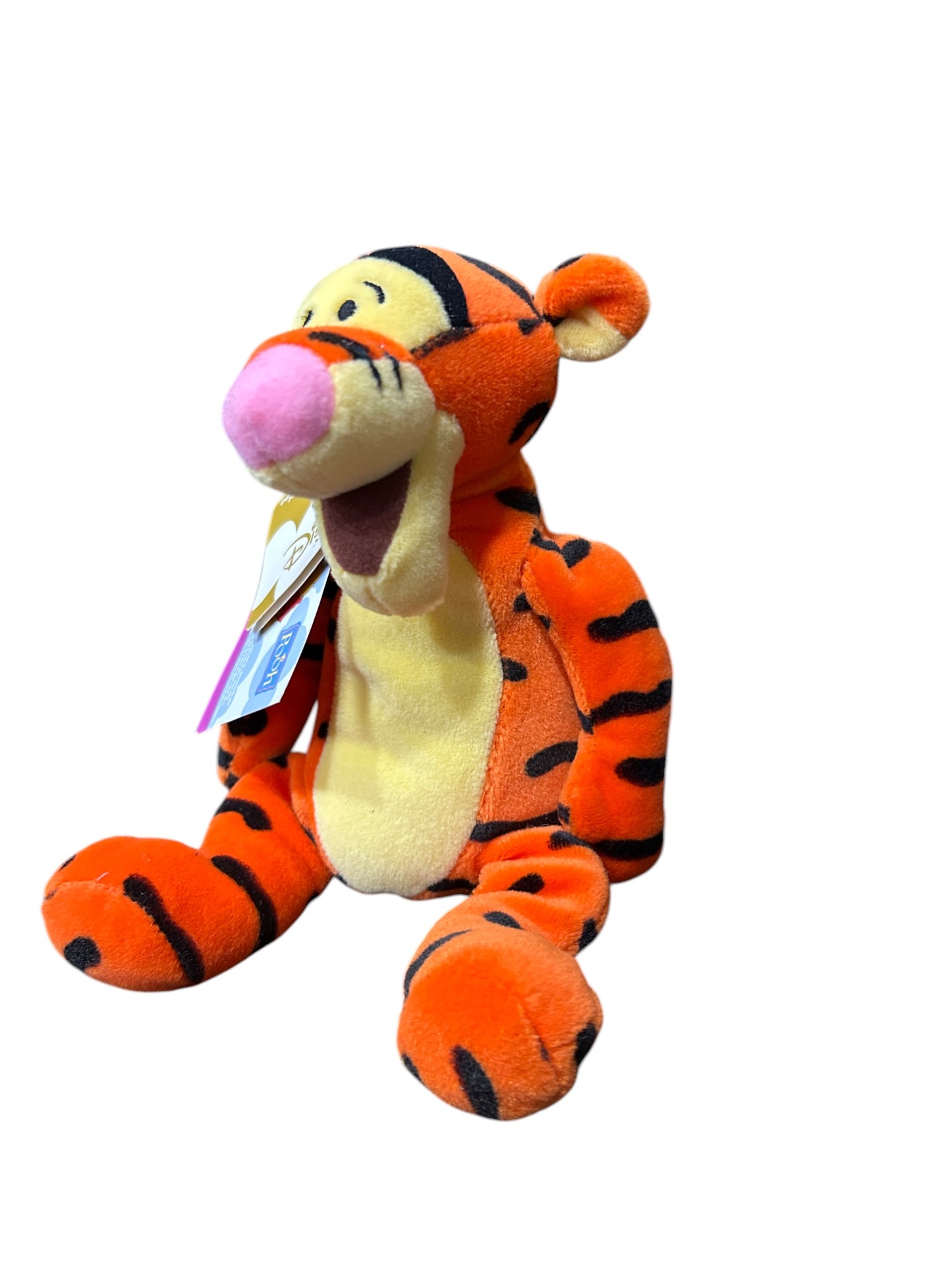 Disney Store - Winnie the Pooh - Tigger with Sound - Mini Bean Bag - 9"