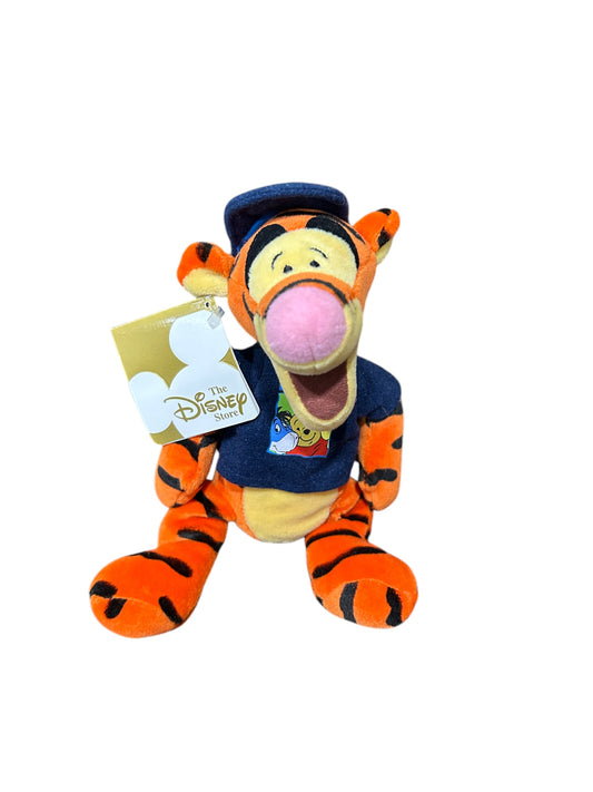 Disney Store - Winnie the Pooh - London Tigger - with Tags - Mini Bean Bag - 9"