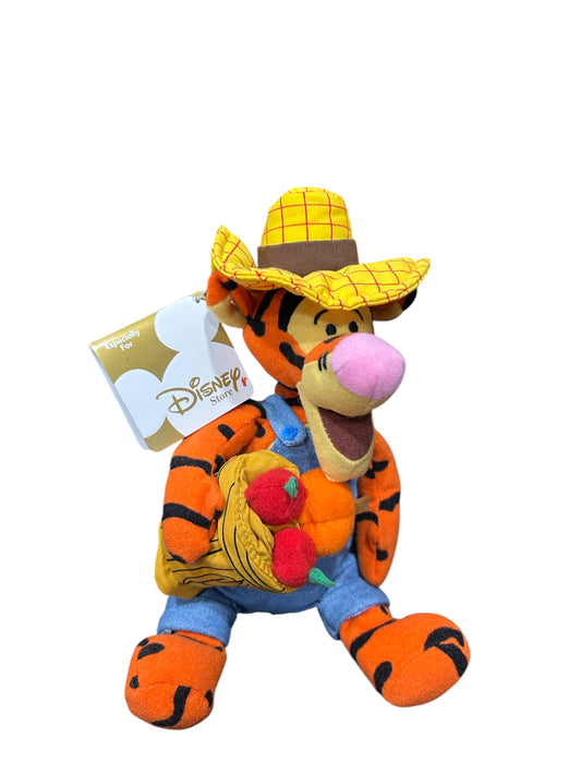 Disney Store - Winnie the Pooh - October Tigger - with Tags - Mini Bean Bag - 9"