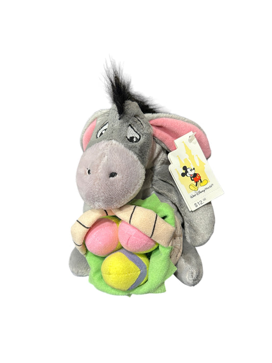 Walt Disney World - Winnie the Pooh - Easter Basket Eeyore Bean Bag - with Tags - Mini Bean Bag - 9"