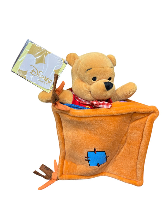 Disney Store Exclusive - Winnie the Pooh - Camping Pooh - with Tags - Mini Bean Bag - 8"