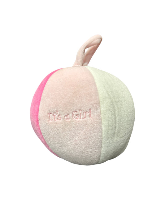 Disney Store London - Winnie the Pooh - "It's a Girl" Pooh - with Tags - Bean Bag - 9"
