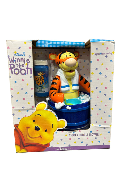 Disney Store - Winnie the Pooh - Mechanical - Tigger Bubble Blower - New in Box - Vintage - 10"