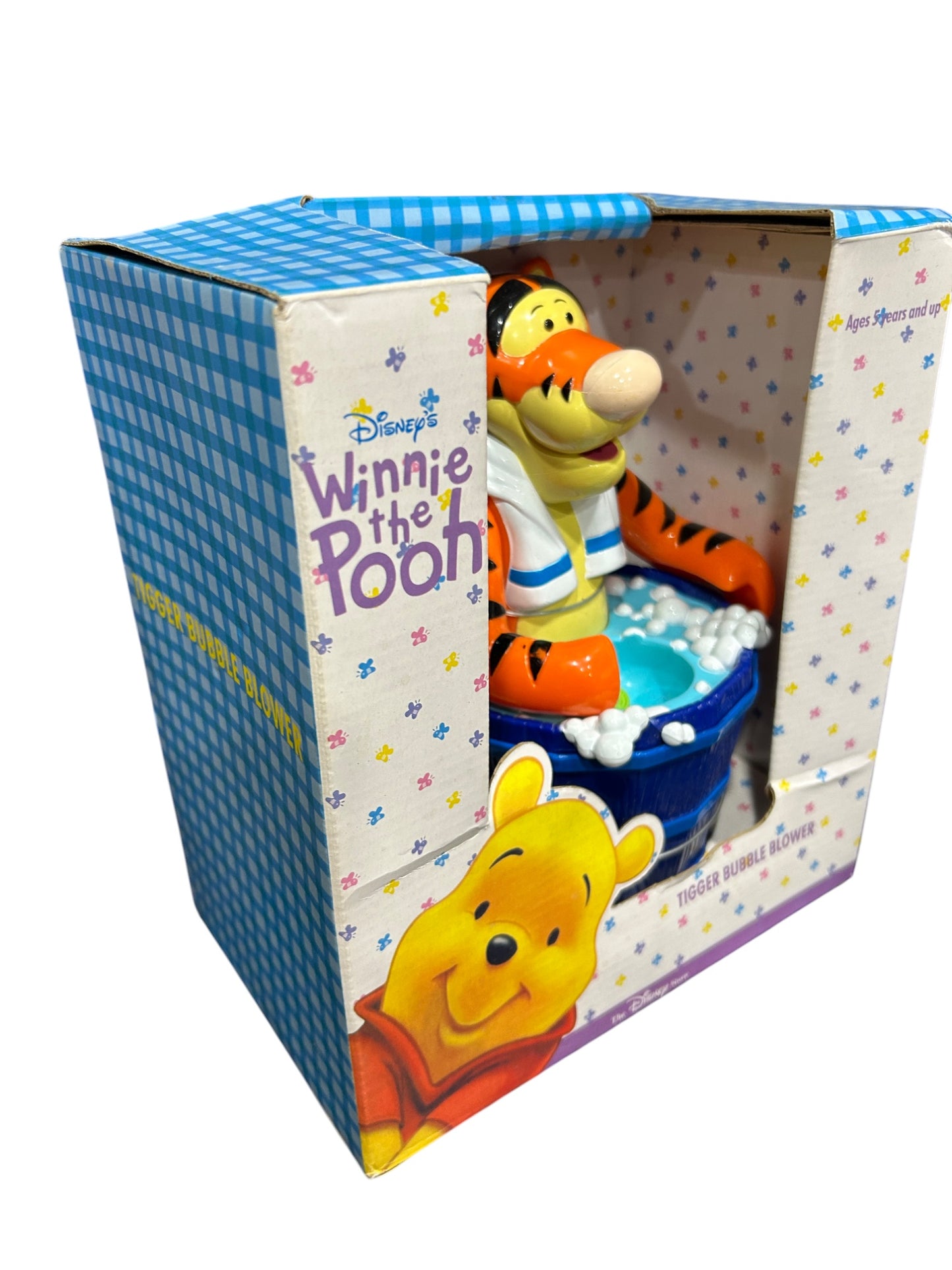 Disney Store - Winnie the Pooh - Mechanical - Tigger Bubble Blower - New in Box - Vintage - 10"
