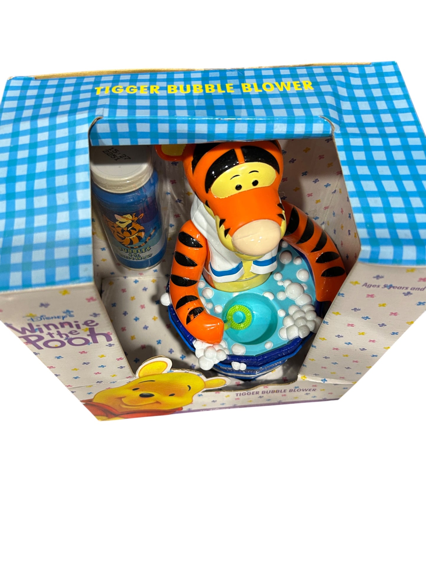 Disney Store - Winnie the Pooh - Mechanical - Tigger Bubble Blower - New in Box - Vintage - 10"