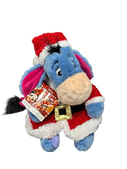 Disney Store Exclusive - Winnie the Pooh - Eeyore Santa Suit Christmas Holiday - with Tags - Plush - 12"