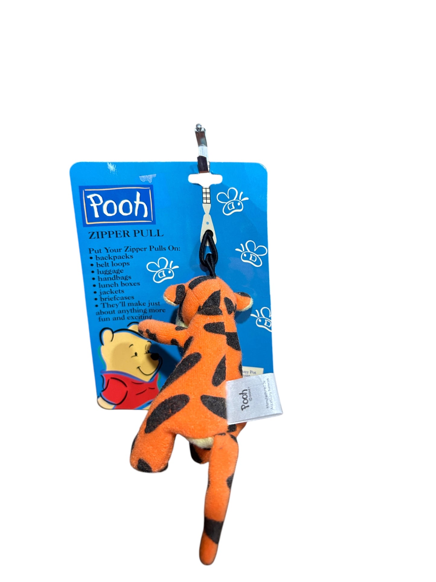 Disney - Winnie the Pooh - Tigger 3" Backpack Zipper Pull Plush NWT Easter Gift - With Tag - Vintage - 3" (Copy) (Copy)