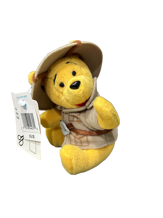 Walt Disney World - Winnie the Pooh - Safari Bear Ranger Pooh - with Tags - Mini Bean Bag - 4.5"
