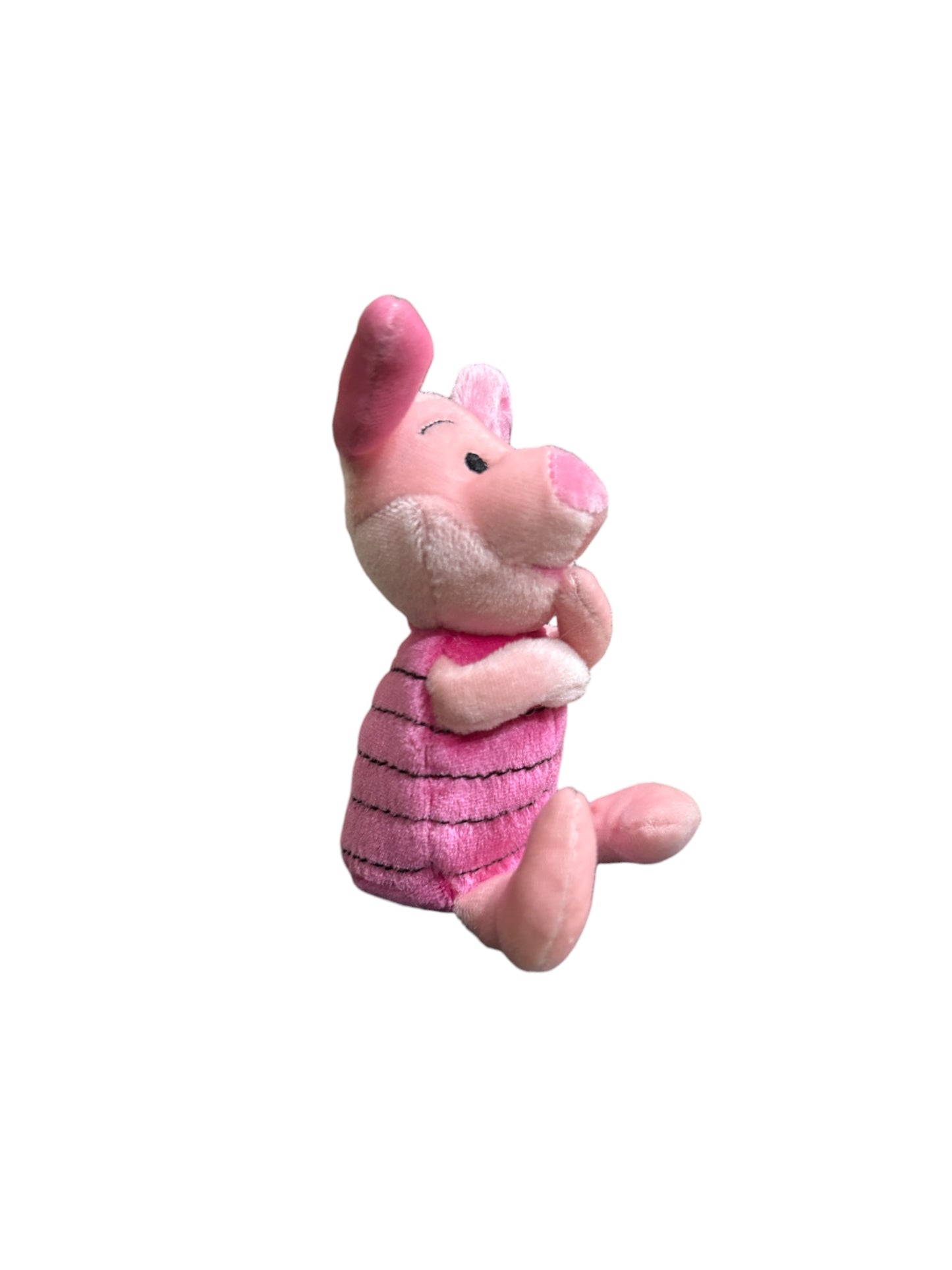 Disney - Winnie the Pooh - Wind and Shake Piglet - with Tags - Mini Bean Bag - 4.5"