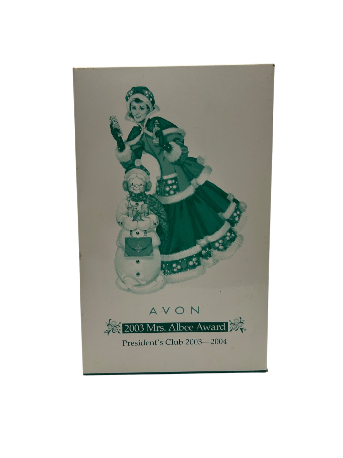 Avon - 2003 - 2004 Presidents Club Figure Mrs. Albee Award Figurine Statue - NWB - 10"