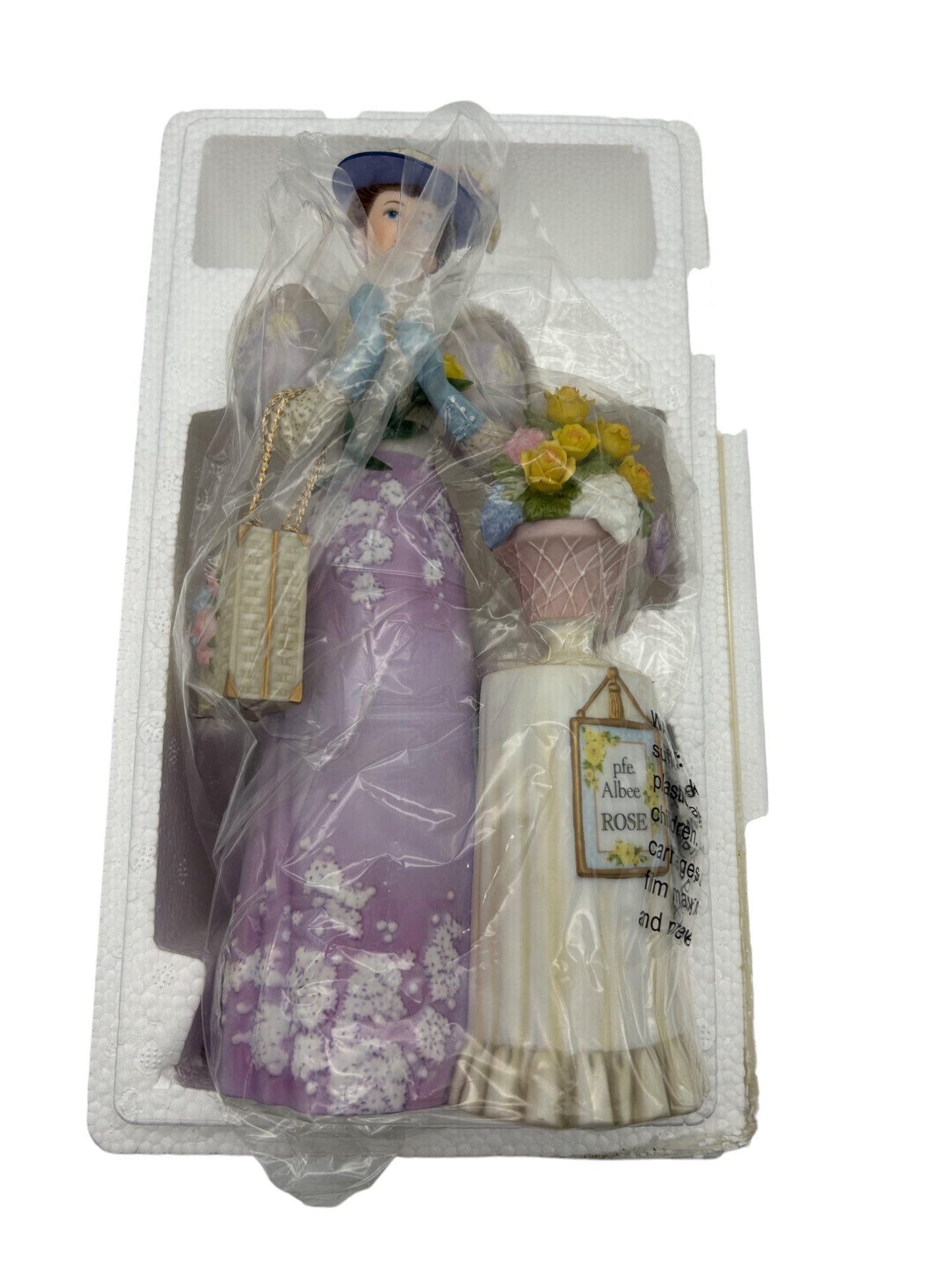 Avon - 2001 Presidents Club Figure Mrs. Albee Award Figurine Statue - NWB - 10"