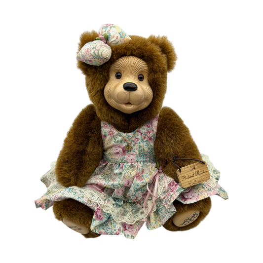 Raikes Bears - Wood Faced - Daniella #715/1000 - Hand Signed - Jointed - 12"