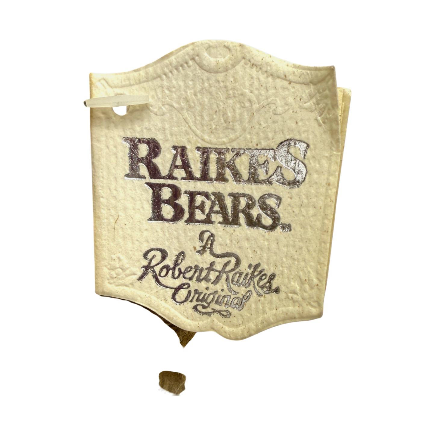 Raikes Bears - Wood Face - Nursery Miniatures 38518 - Hand Signed - Jointed - 7"