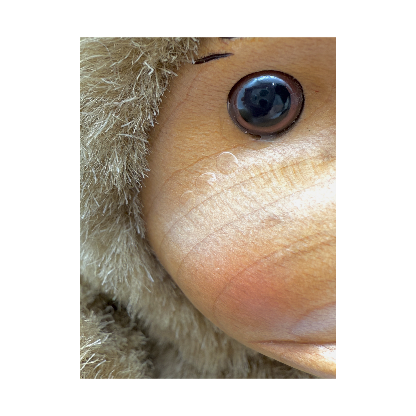 Raikes Bears - Wood Face - Nursery Miniatures 38518 - Hand Signed - Jointed - 7"