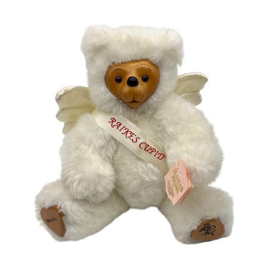 Raikes Bears - Wood Faced - Raikes Cupid - Hand Signed - 12"