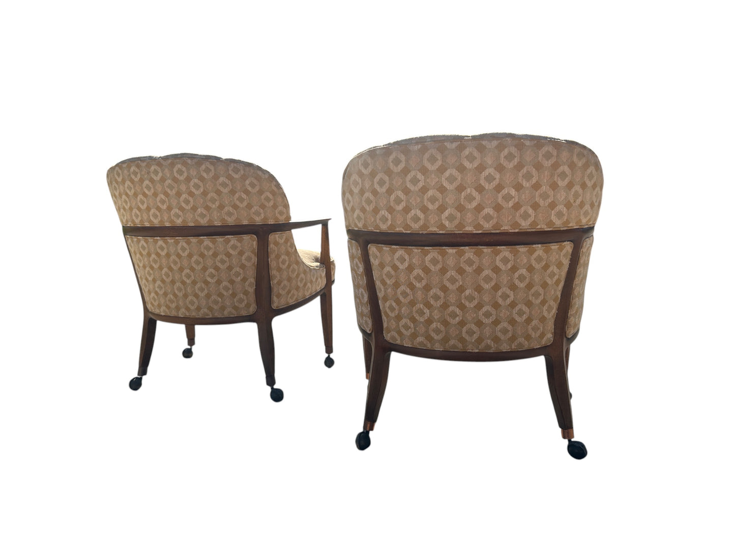 Edward Wormley - Dunbar - Janus Lounge Chairs - Pair - C. 1957 - Mid Century Modern