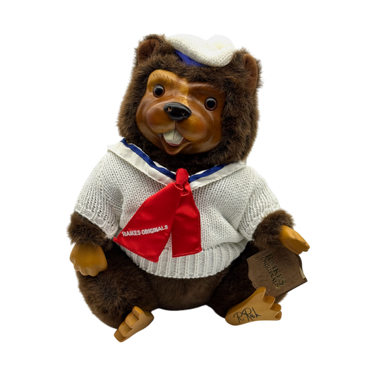 Raikes Bears - Wood Faced Beaver- Sam 17012 - #3274/5000 - Jointed - 15"