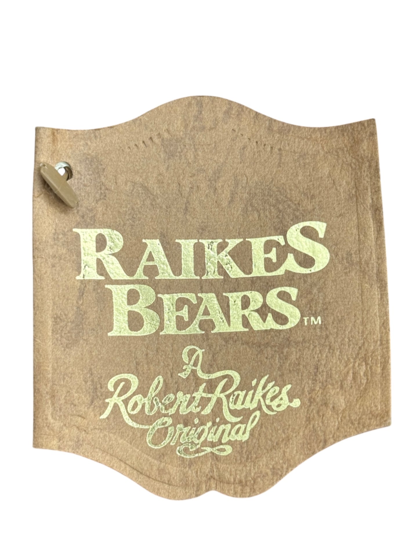 Raikes Bears - Wood Faced - Kitty - Limited To 1500 - Jointed - 21"