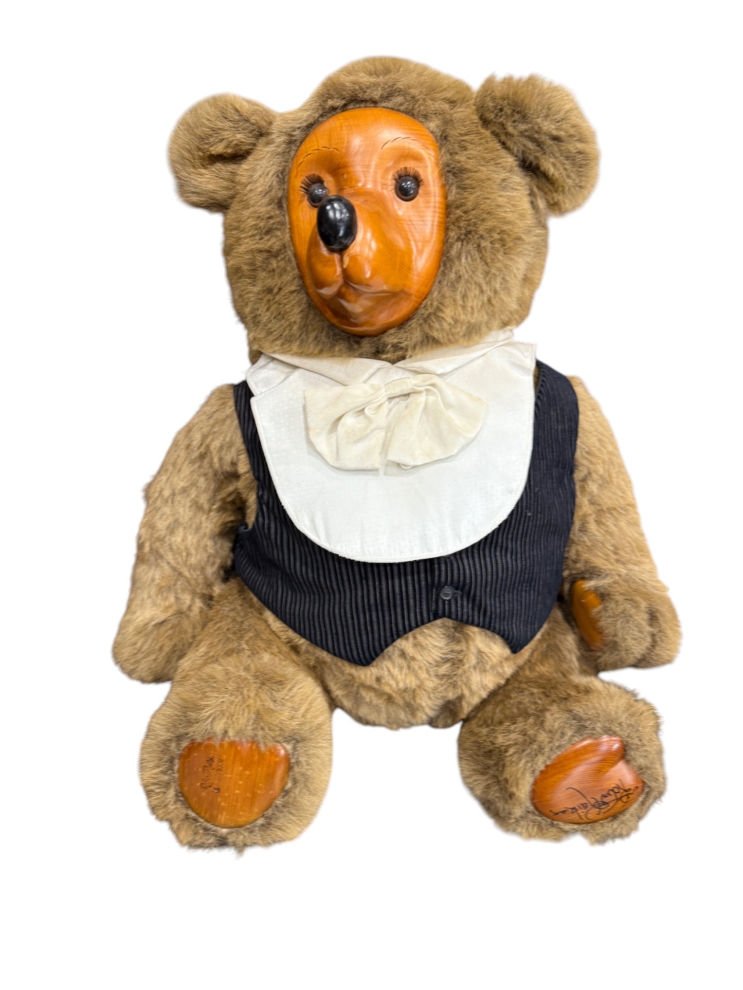 Raikes Bears - Wood Faced - Tyrone - Limited To 5000 - Jointed - 35"