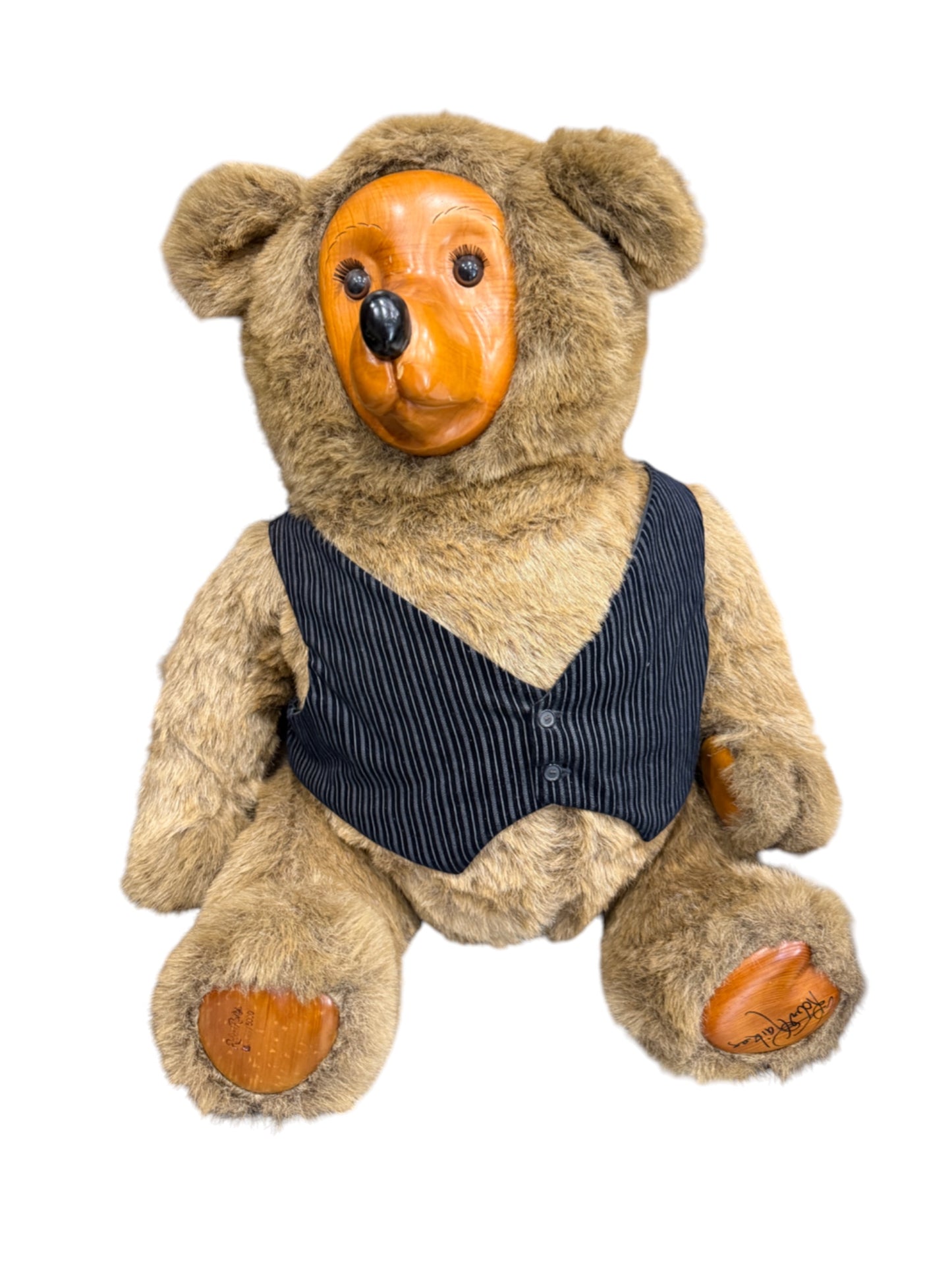 Raikes Bears - Wood Faced - Tyrone - Limited To 5000 - Jointed - 35"