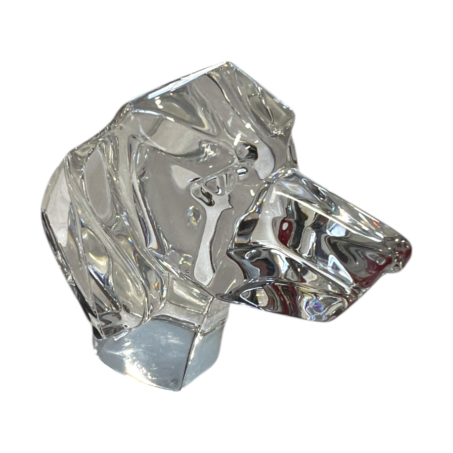 Crystal - Labrador Head - 4"