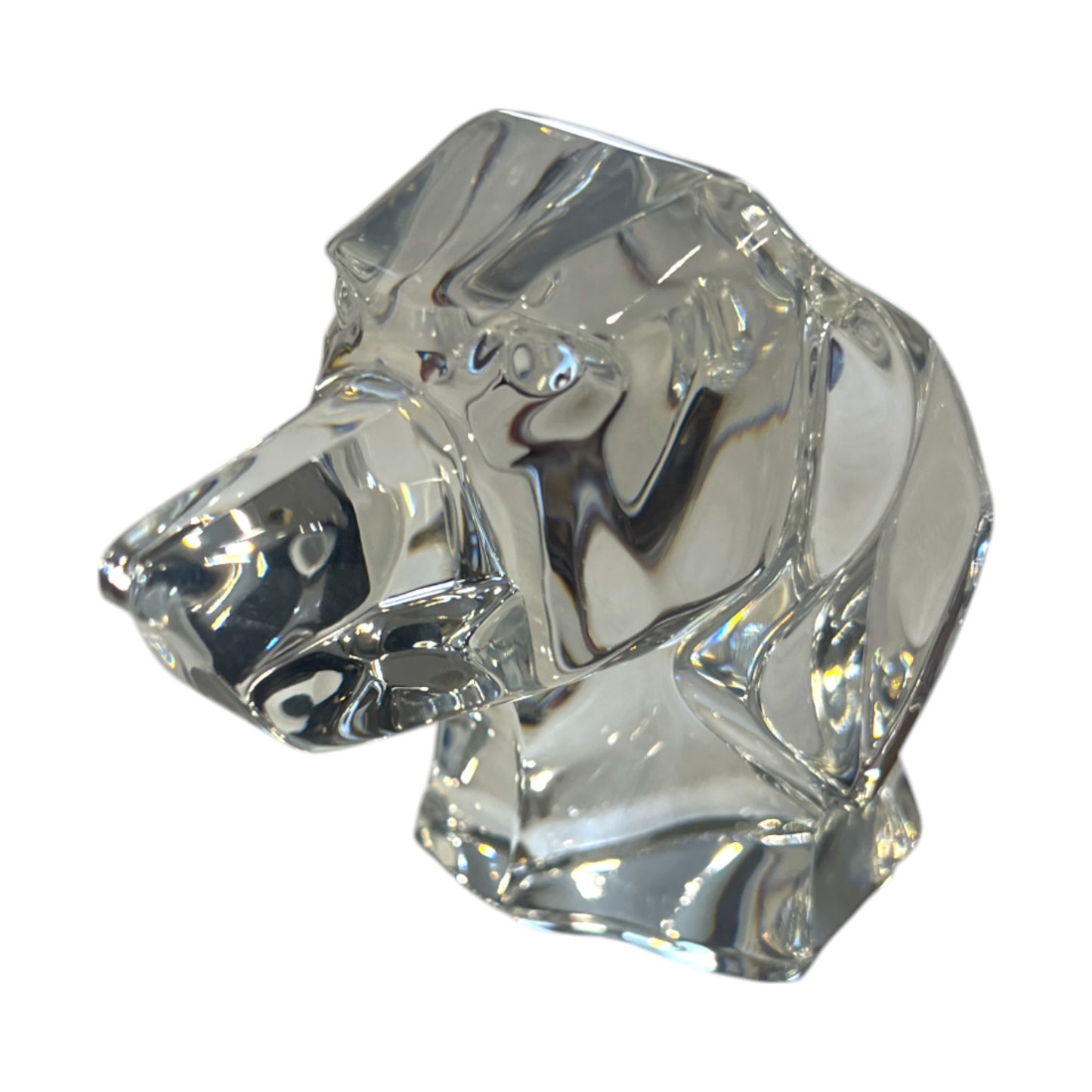 Crystal - Labrador Head - 4"