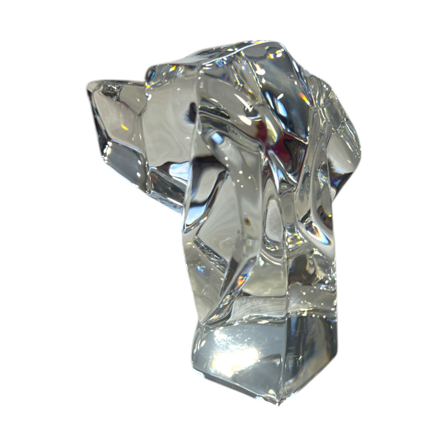 Crystal - Labrador Head - 4"