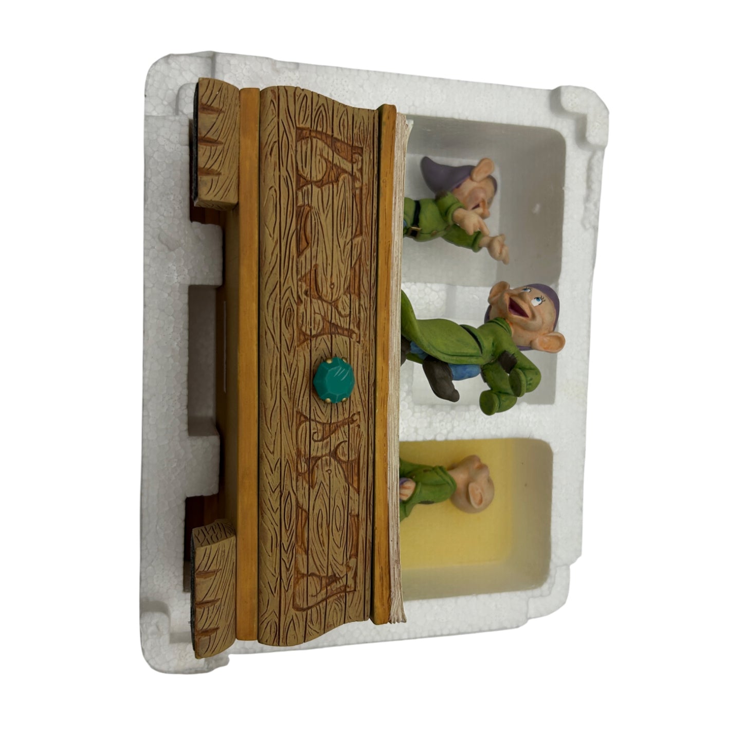 Disney - Character Study Watch Collection - Snow White & the Seven Dwarfs - Dopey Figure Jewelry Box & Watch - 1995 - NWB - 7"