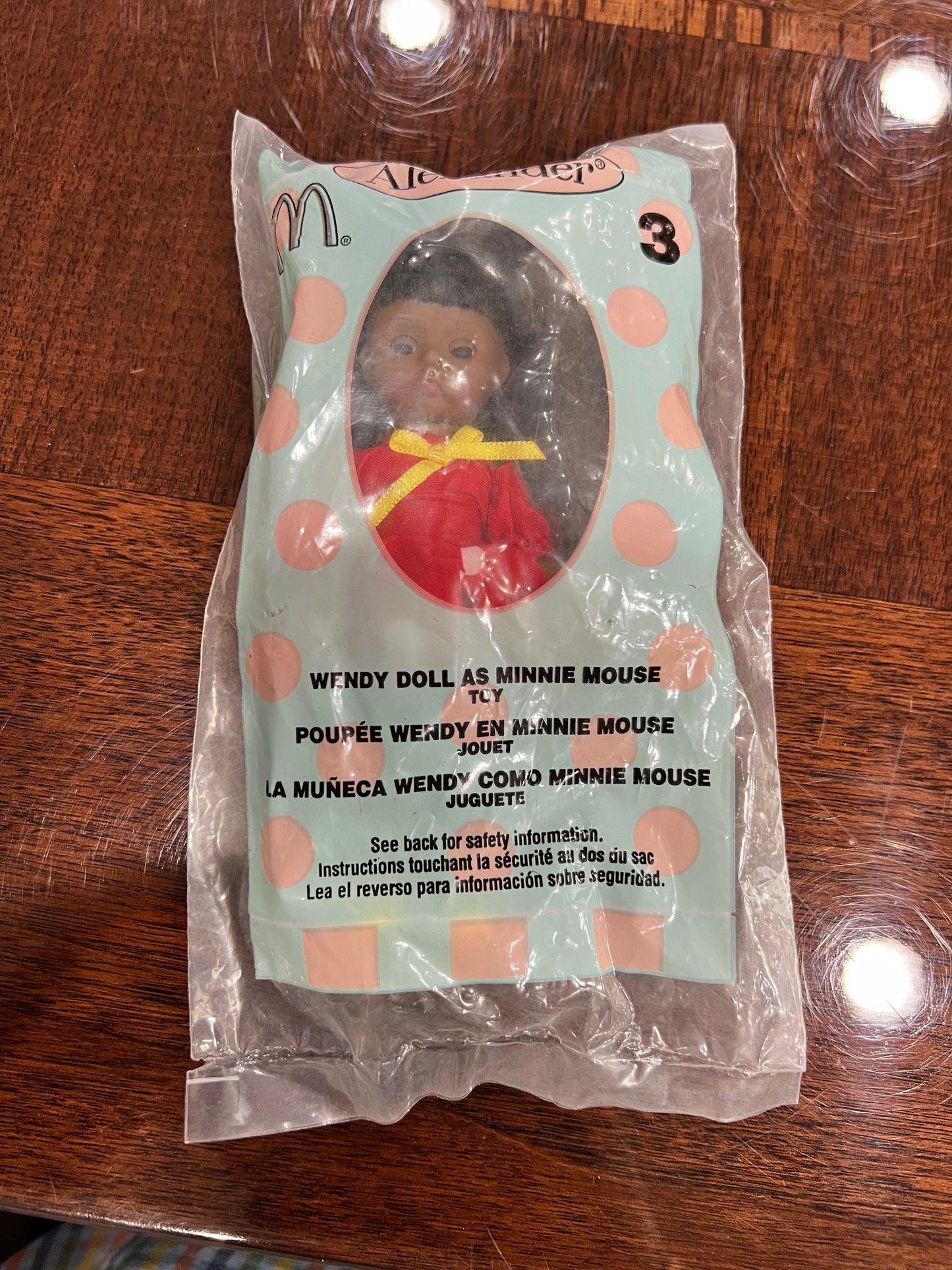 McDonalds - Madame Alexander - Disney - Black Minnie Mouse #3-  5"