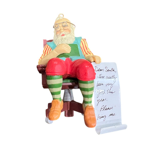 Enesco - Dear Santa - Christmas Ornament - 3.5"