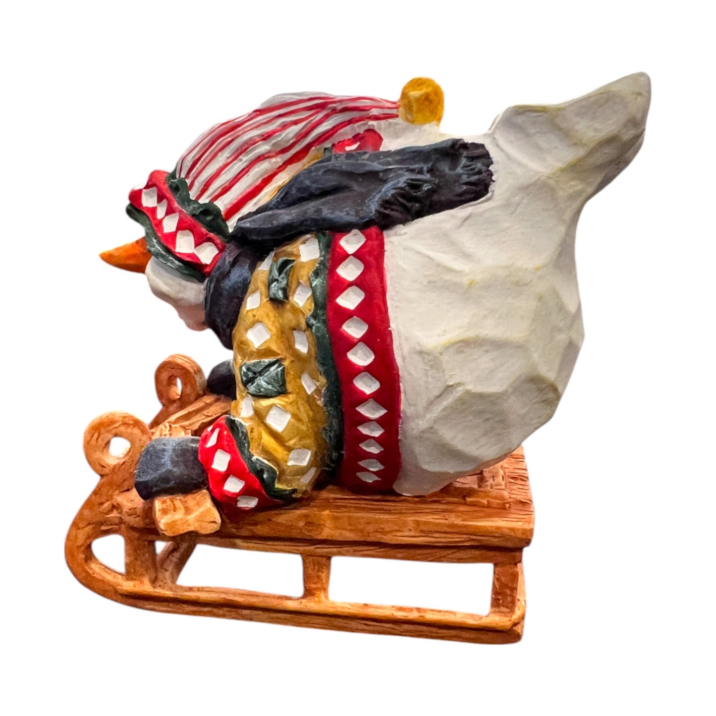 Department 56 - Snowball Riding A Sled - Christmas Ornament - 5"