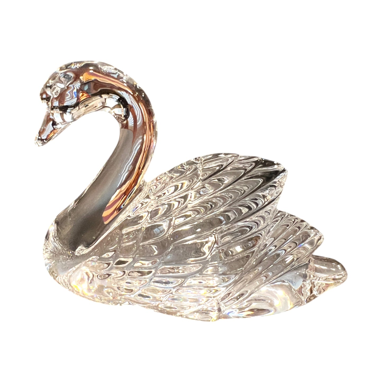 Waterford Crystal Legends and Lore - Collector's Society - Swan - Signed - 4.25