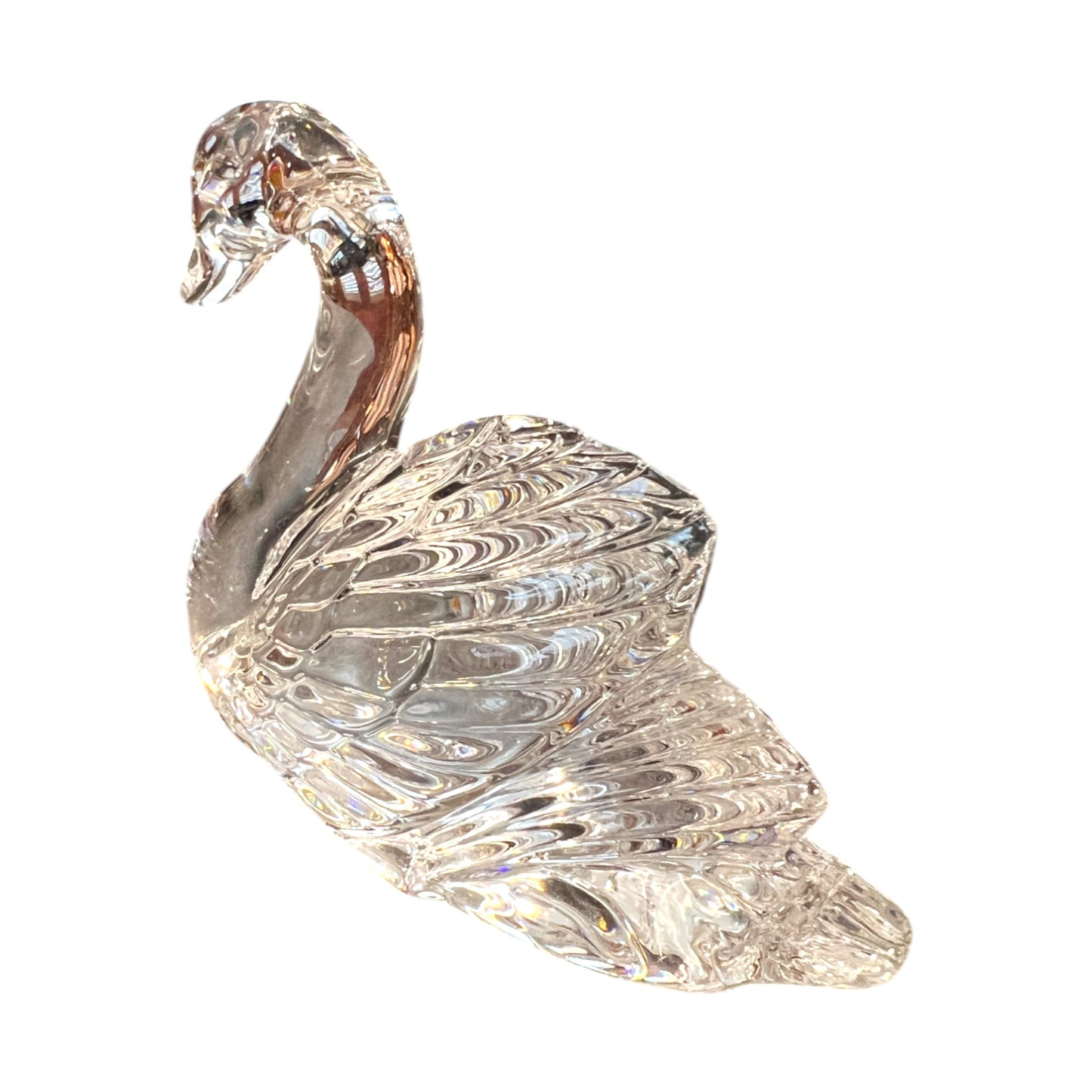 Waterford Crystal Legends and Lore - Collector's Society - Swan - Signed - 4.25