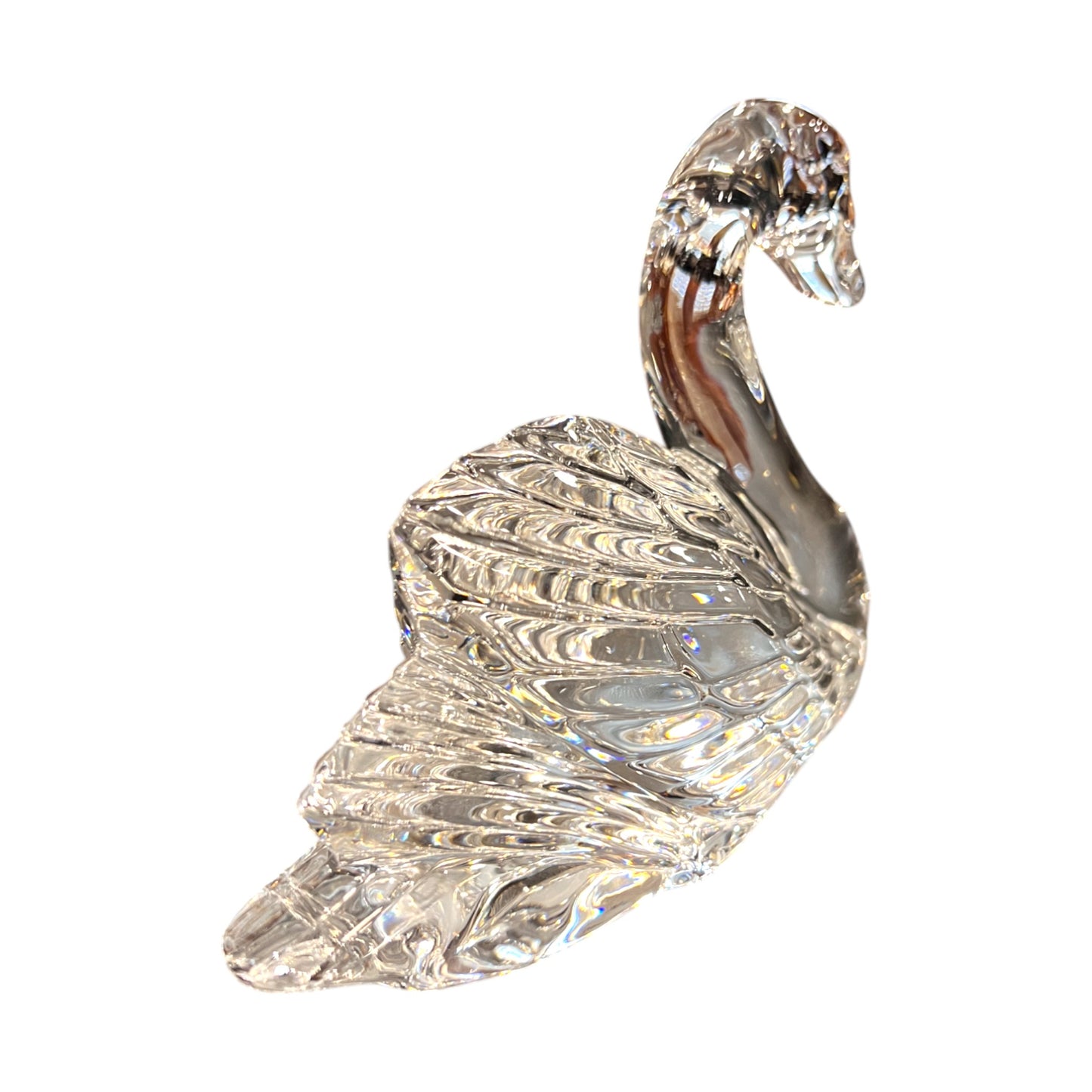 Waterford Crystal Legends and Lore - Collector's Society - Swan - Signed - 4.25