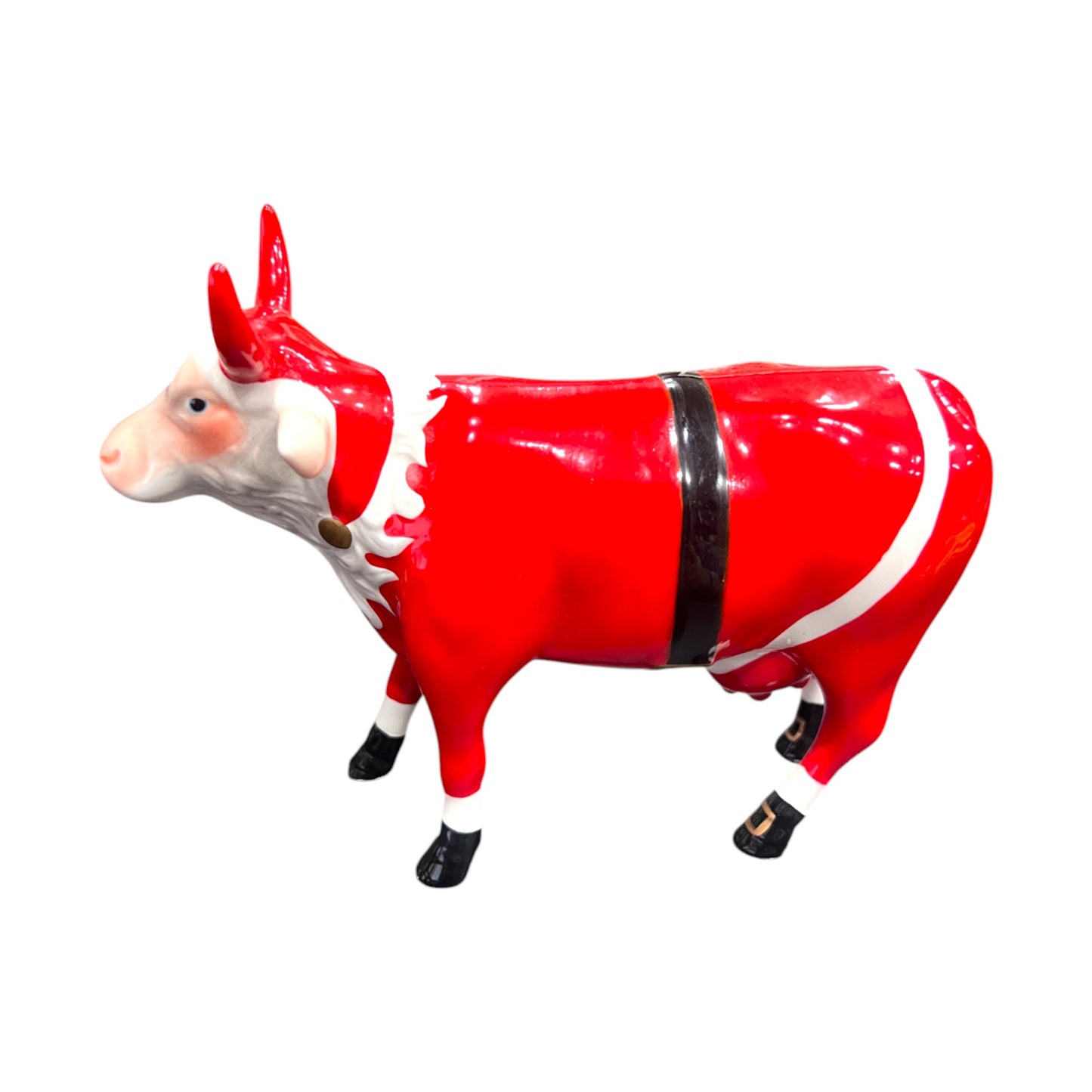 CowParade - Santa Cow #9208 - 4.5"