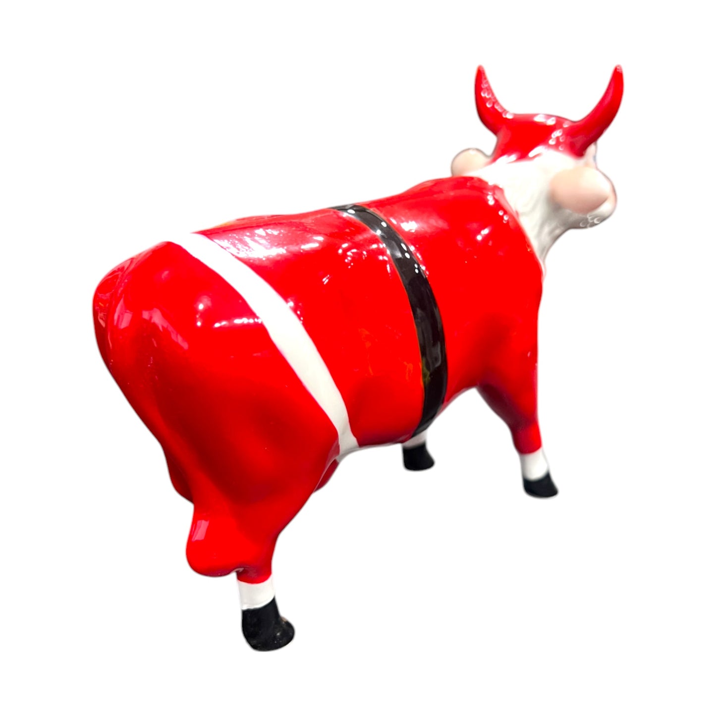 CowParade - Santa Cow #9208 - 4.5"