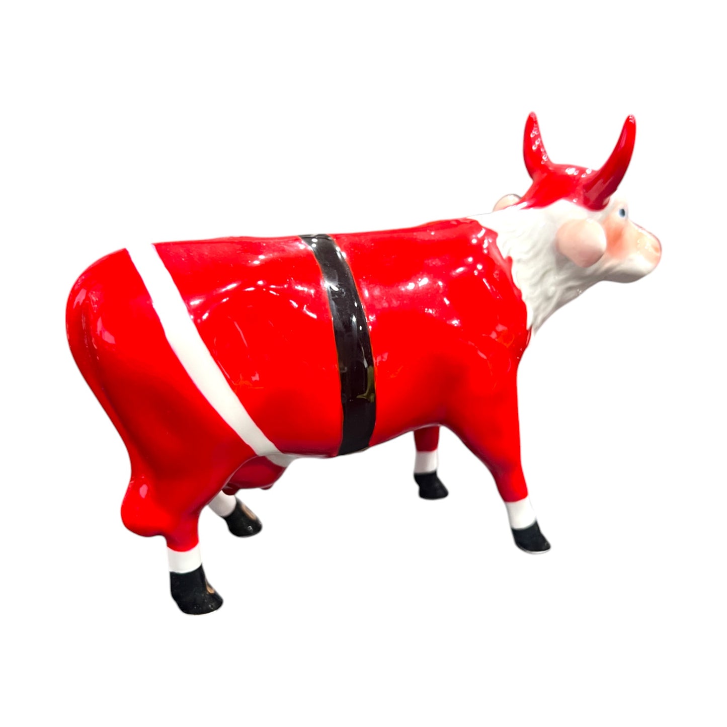CowParade - Santa Cow #9208 - 4.5"