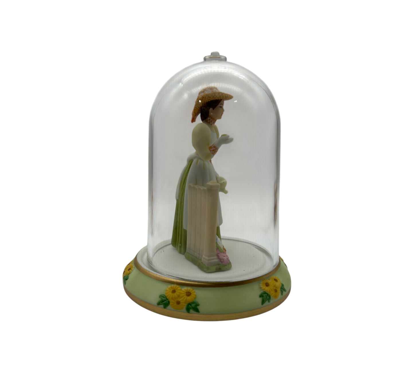 Avon - Miniature - 2008 Presidents Club Mrs. Albee Award Miniature Figurine W/ Glass Dome – 4.75"