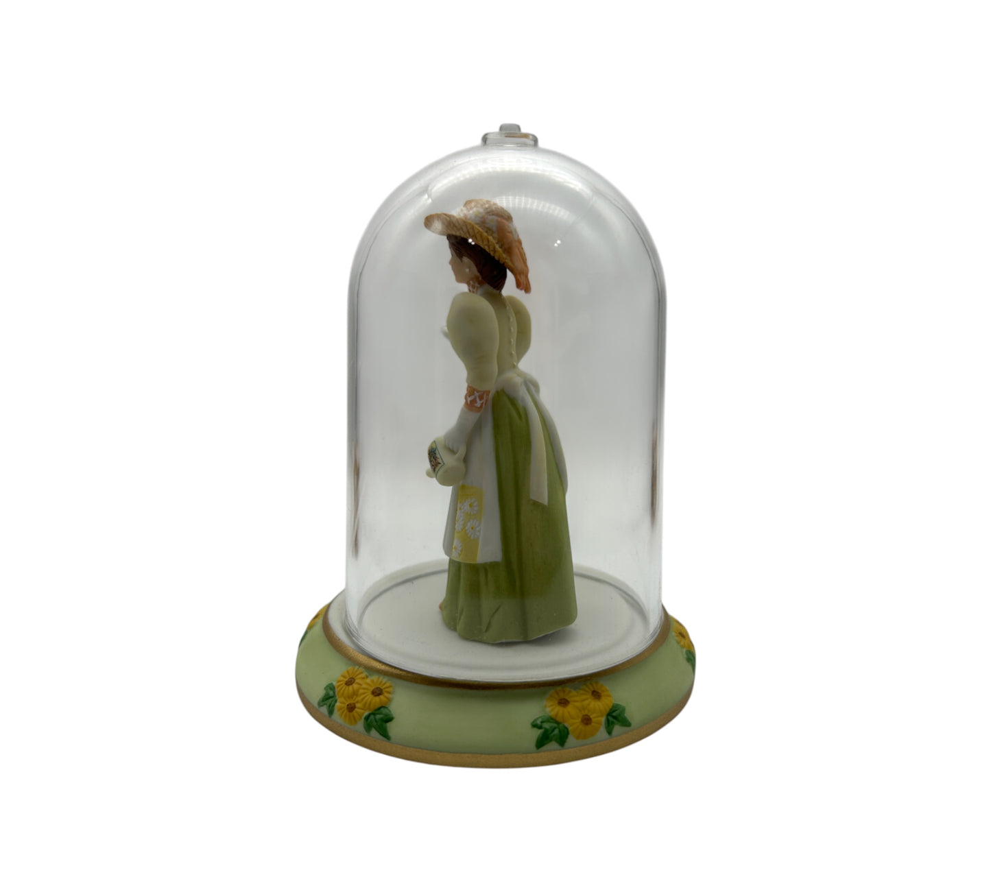 Avon - Miniature - 2008 Presidents Club Mrs. Albee Award Miniature Figurine W/ Glass Dome – 4.75"