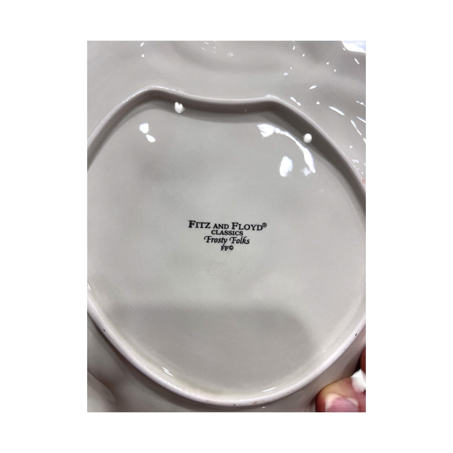Fitz & Floyd - Christmas - Frosty The Snowman Plate - 10.5"