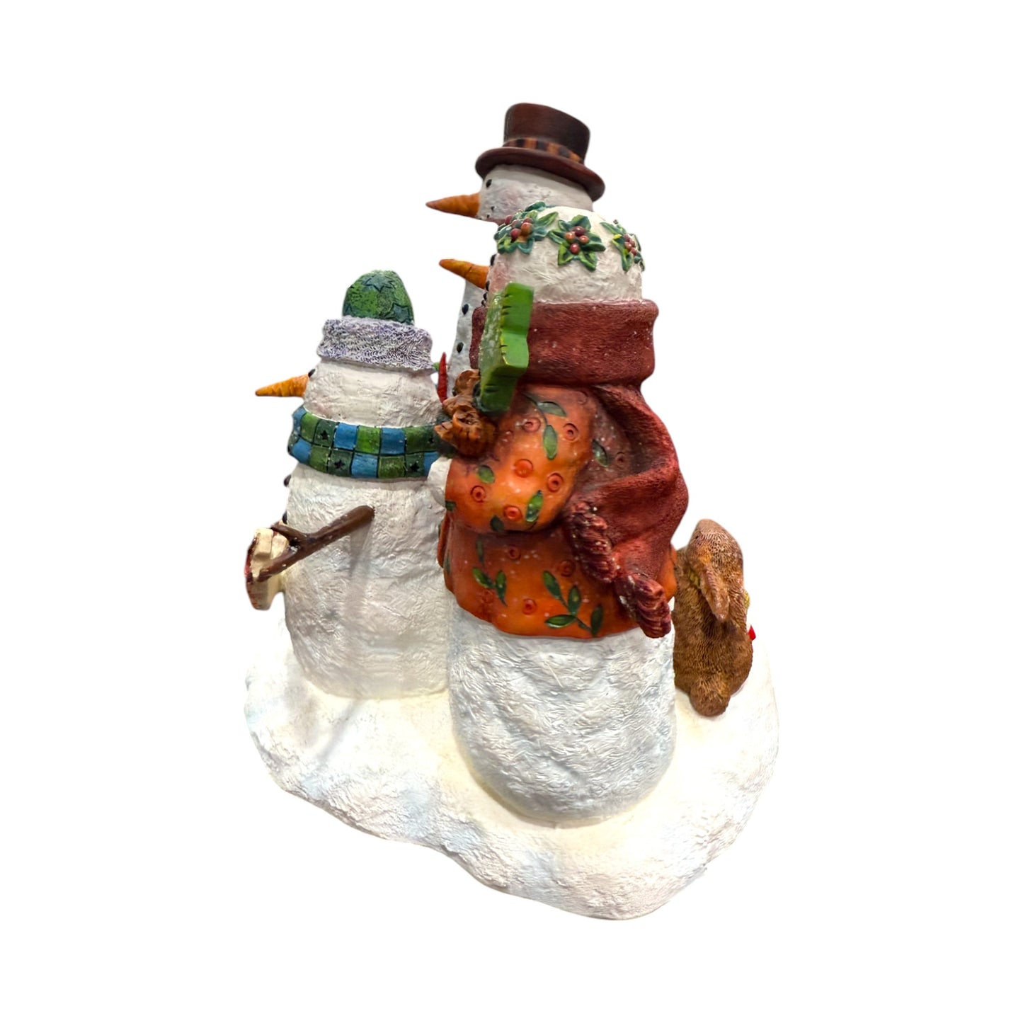 Lang & Wise - Snow Man Snowman Family - Artist Viv Eisner - 6.5"