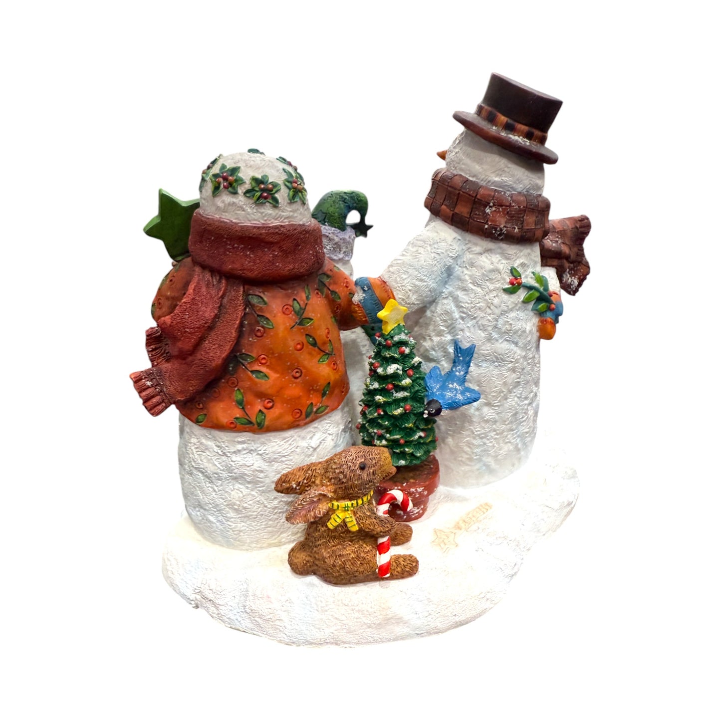 Lang & Wise - Snow Man Snowman Family - Artist Viv Eisner - 6.5"