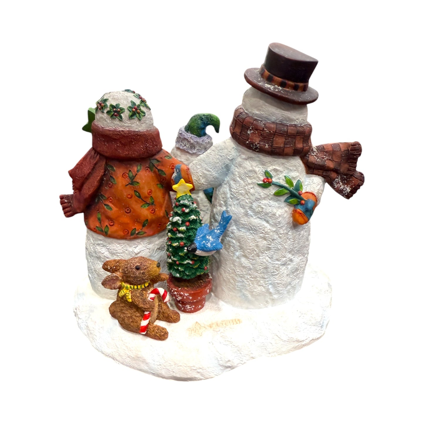 Lang & Wise - Snow Man Snowman Family - Artist Viv Eisner - 6.5"