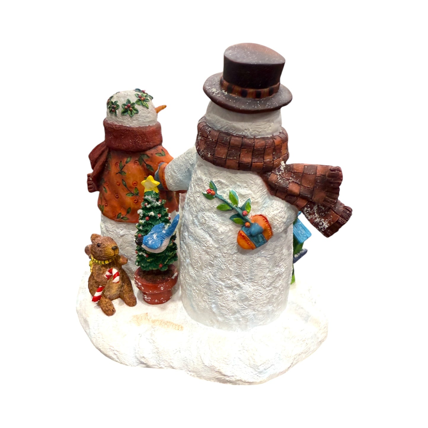 Lang & Wise - Snow Man Snowman Family - Artist Viv Eisner - 6.5"