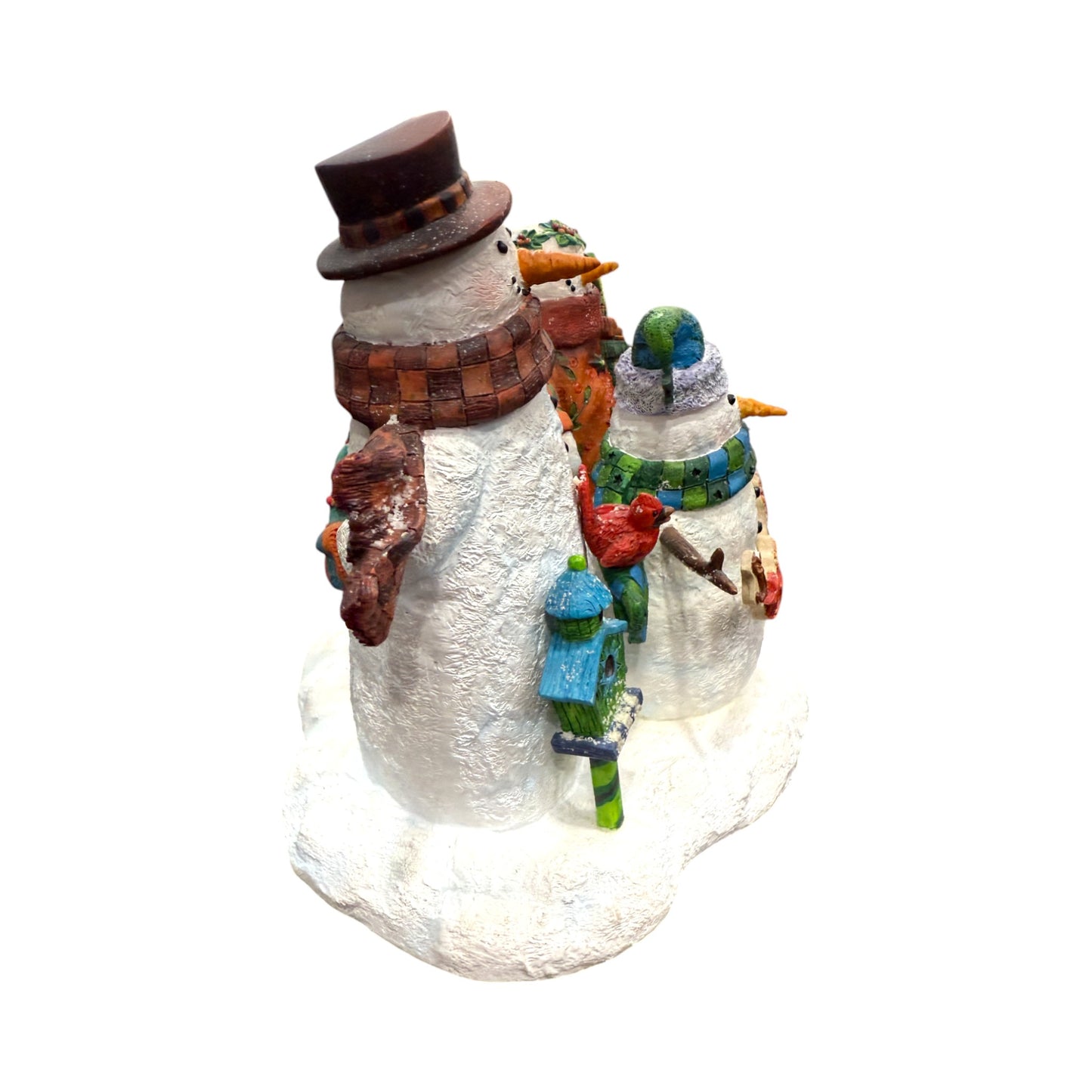 Lang & Wise - Snow Man Snowman Family - Artist Viv Eisner - 6.5"